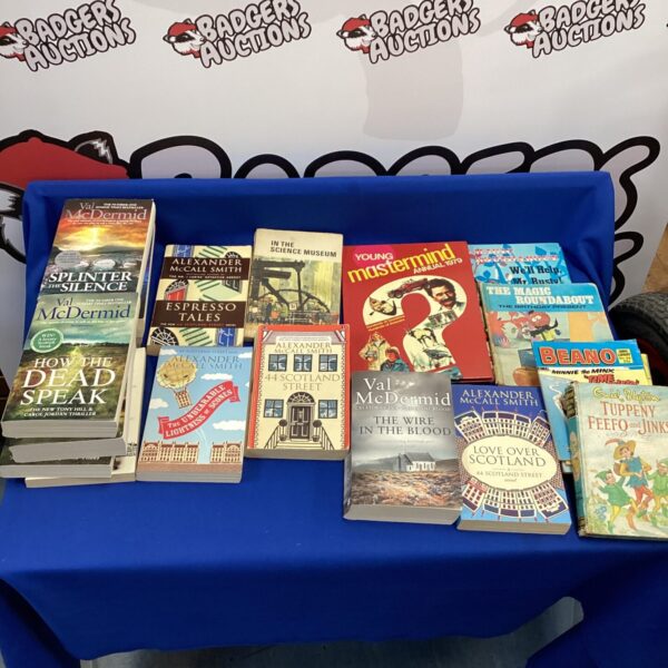 Mixed book lot featuring Val McDermid and Alexander McCall Smith novels.