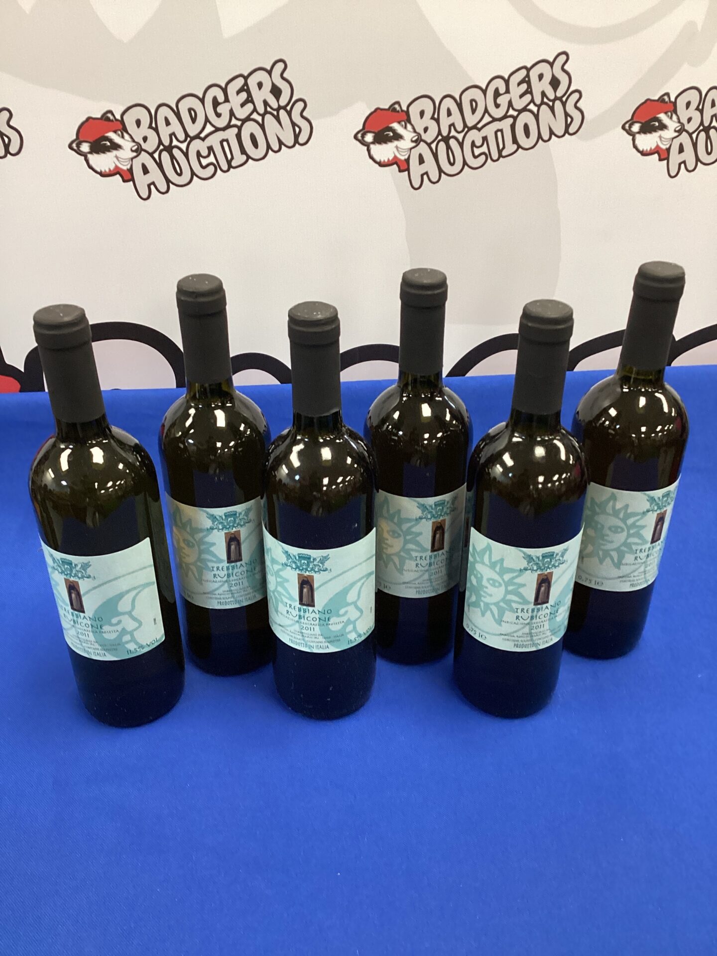 516 six bottles of trebiano rubicone 2011