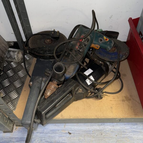 Metabo WE14-125 angle grinder, an untested power tool for metalworking.