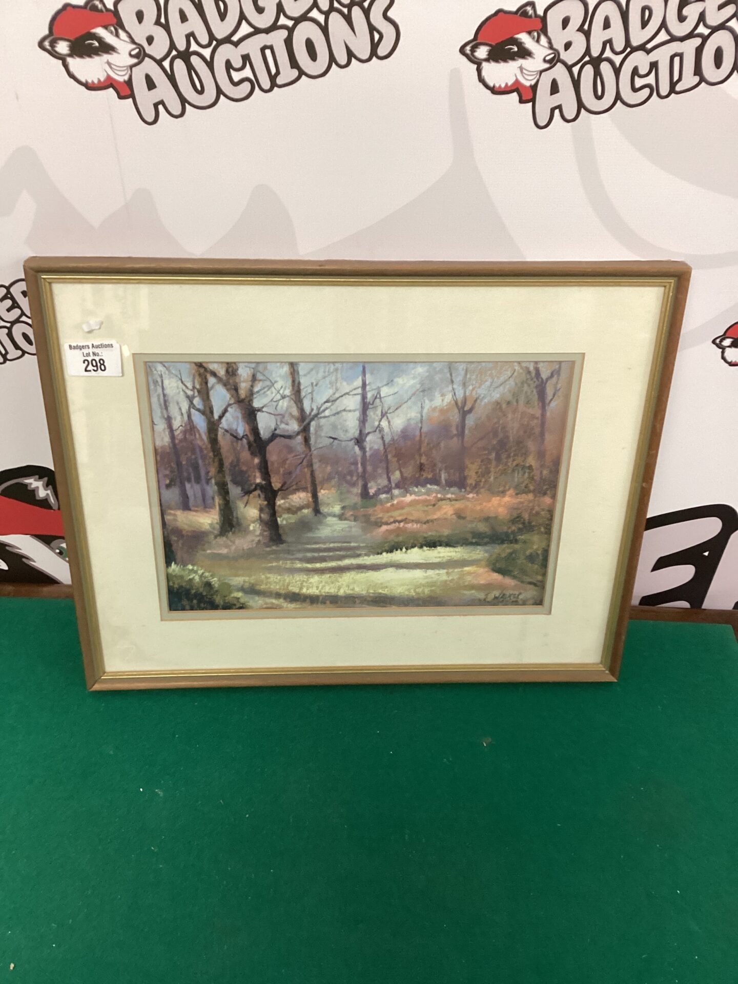 298 Framed Print of a Woodland Scene