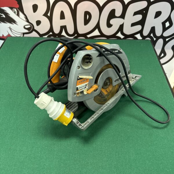 Evolution Rage circular saw, 110V power tool for DIY projects.