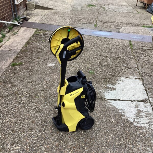 Karcher K4 Full Control pressure washer in used condition.