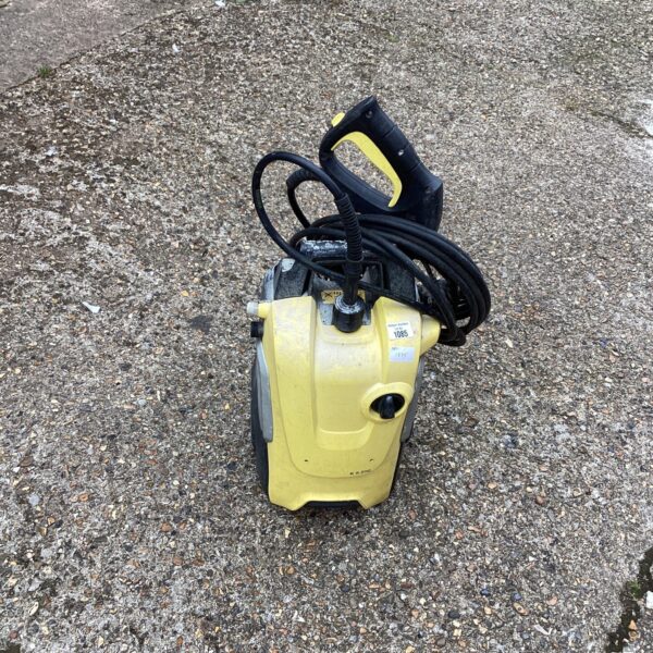 Used Karcher pressure washer for garden and driveway cleaning.