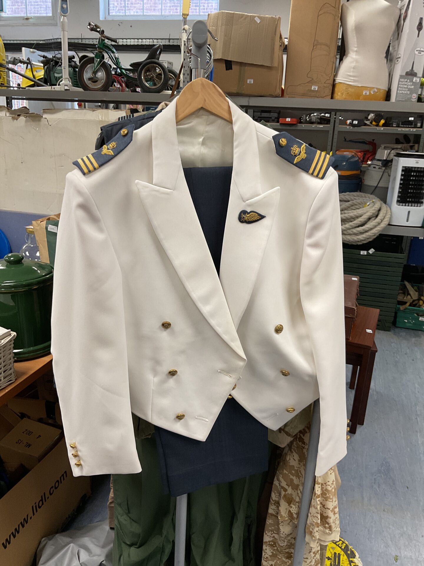 706 Raf desert Mess Dress no8 jacket and trousers Rank Wing Commander