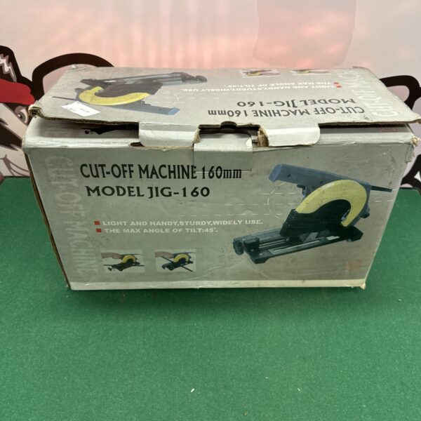 Cut off machine JIG-160 in original packaging, vintage tool.