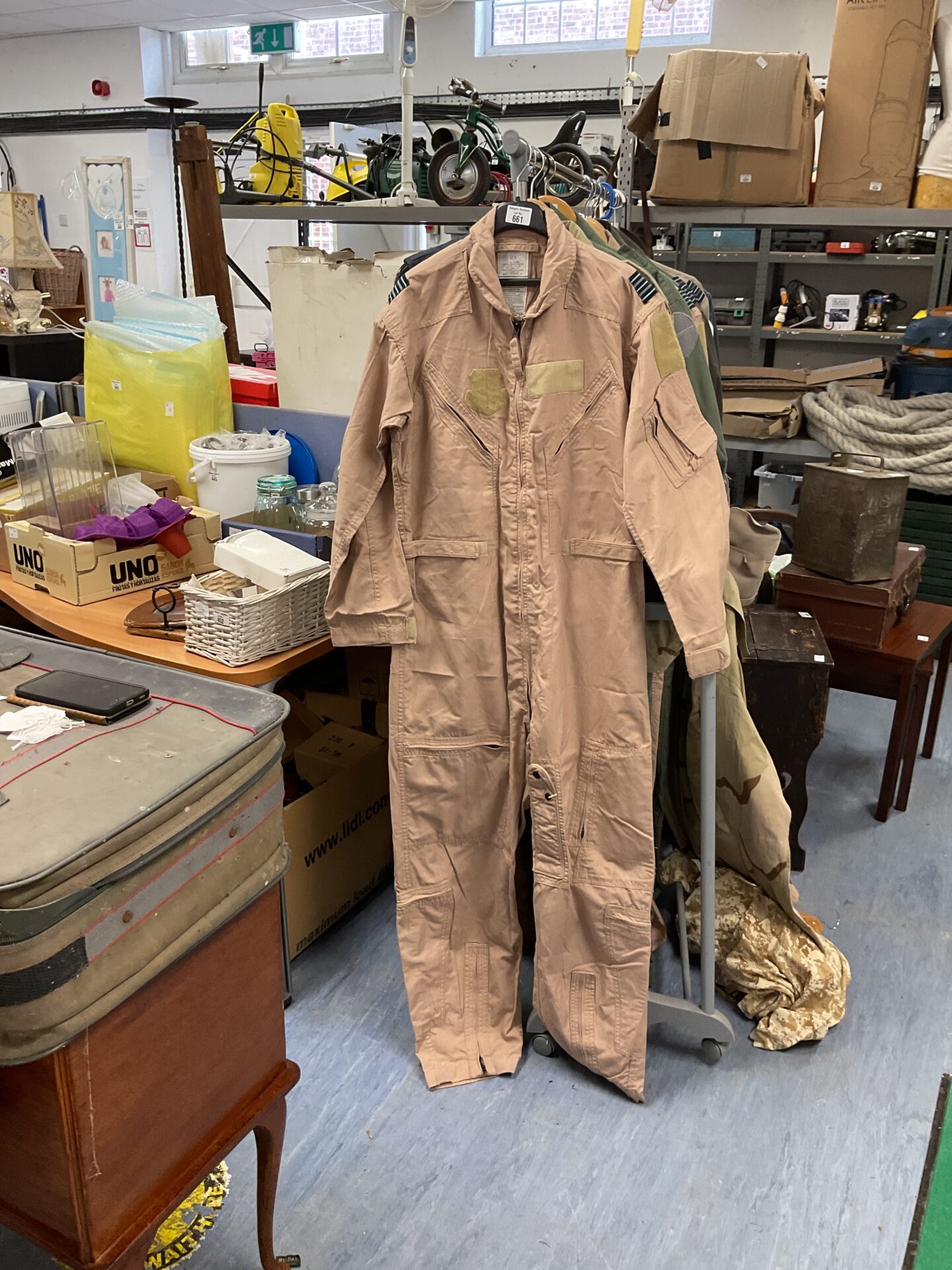 695 us airforce Desert 42 R Flyingsuit uk rank Wing Commander Used Golf War 1