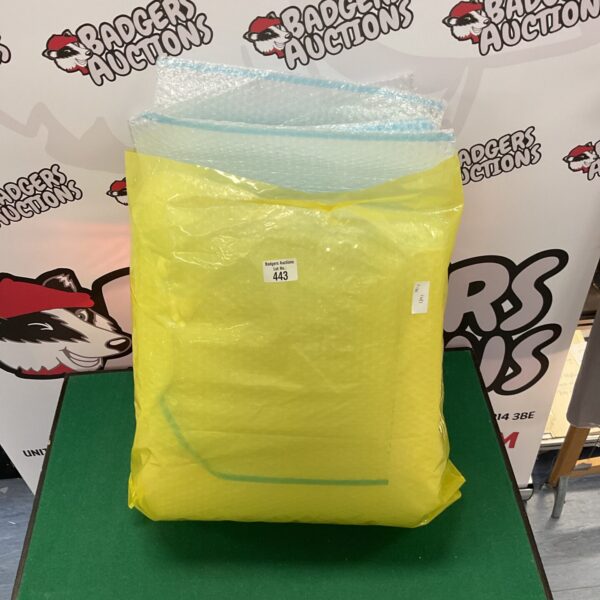 Lot of approximately 50 used bubble wrap bags for shipping.