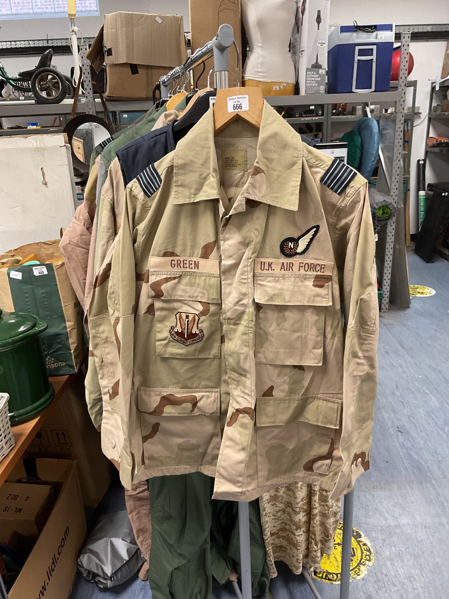 709 Us Airforce bdu Rare Uk Raf badged Squadron Leader And Nav Brevet with trousers Gulf War 1