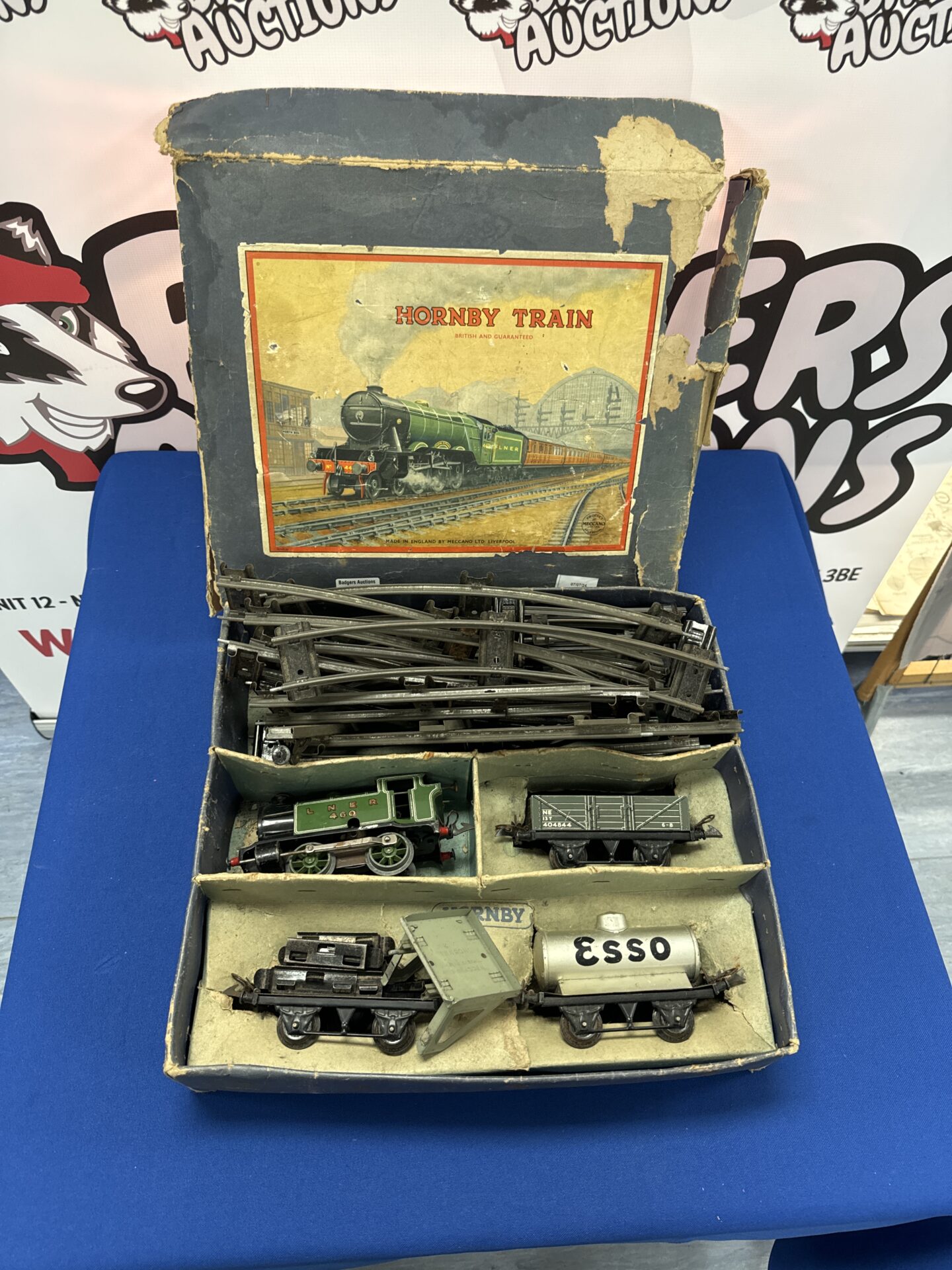 407 Vintage hornby 0 gauge model railway set