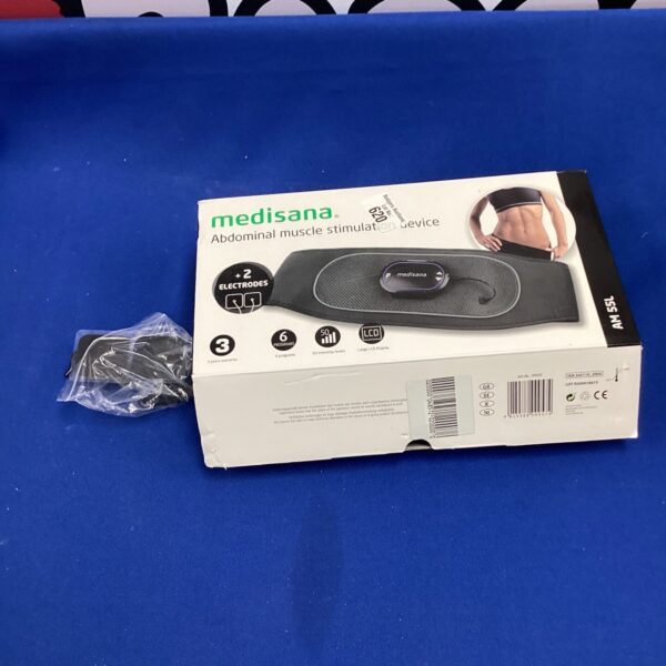 Medisana AM5 abdominal muscle belt for fitness and toning.
