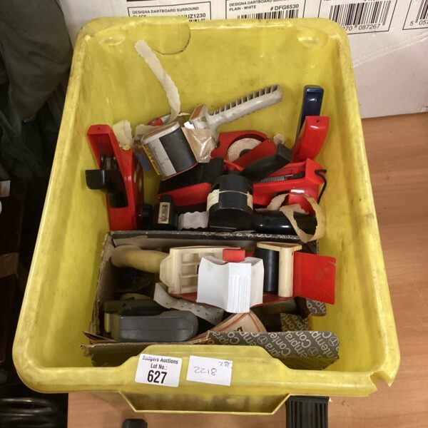 Vintage price gun and label dispenser lot for retail use.