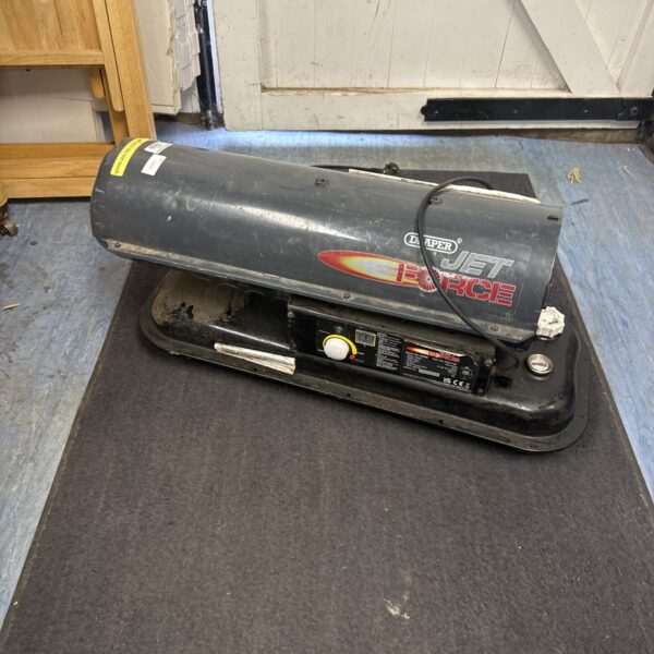 Draper Jetforce space heater for workshop or garage use.
