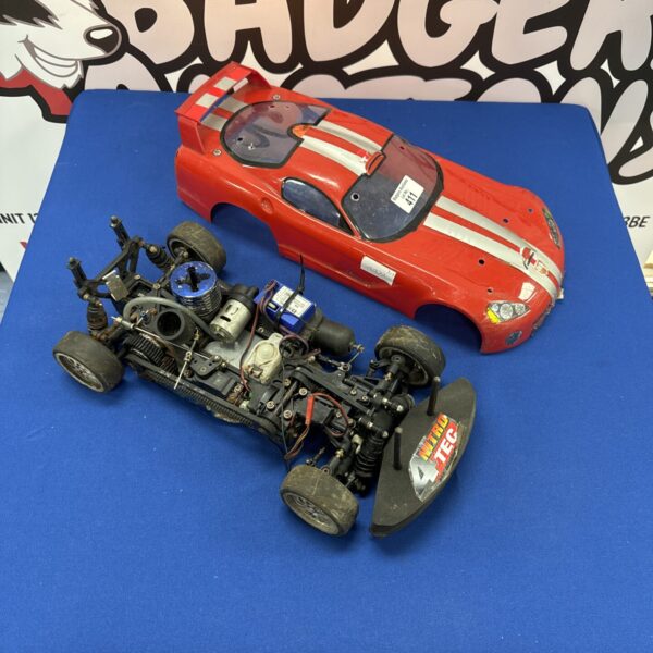 Nitro 4tec RC car with Dodge Viper body shell for sale.