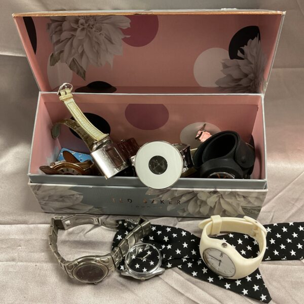 Ted Baker wristwatches lot, designer fashion accessories.