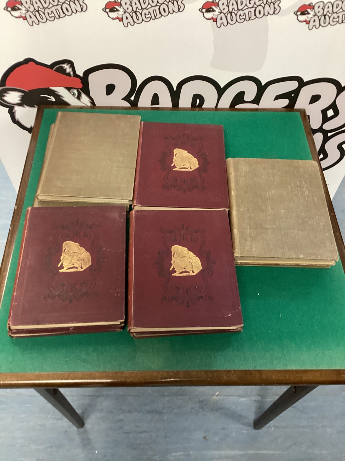 670 Collection of antique punch annuals from 1877 – 1917