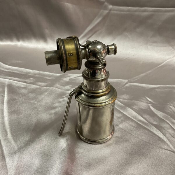 Vintage brass veterinary anaesthetiser for small animals.