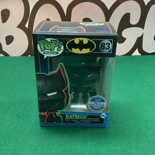 Funko Pop Batman NFT (83) vinyl figure collectible.