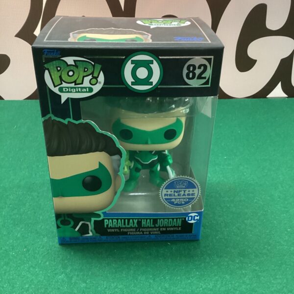 Funko Pop Hal Jordan as Parallax NFT release #82 vinyl figure.