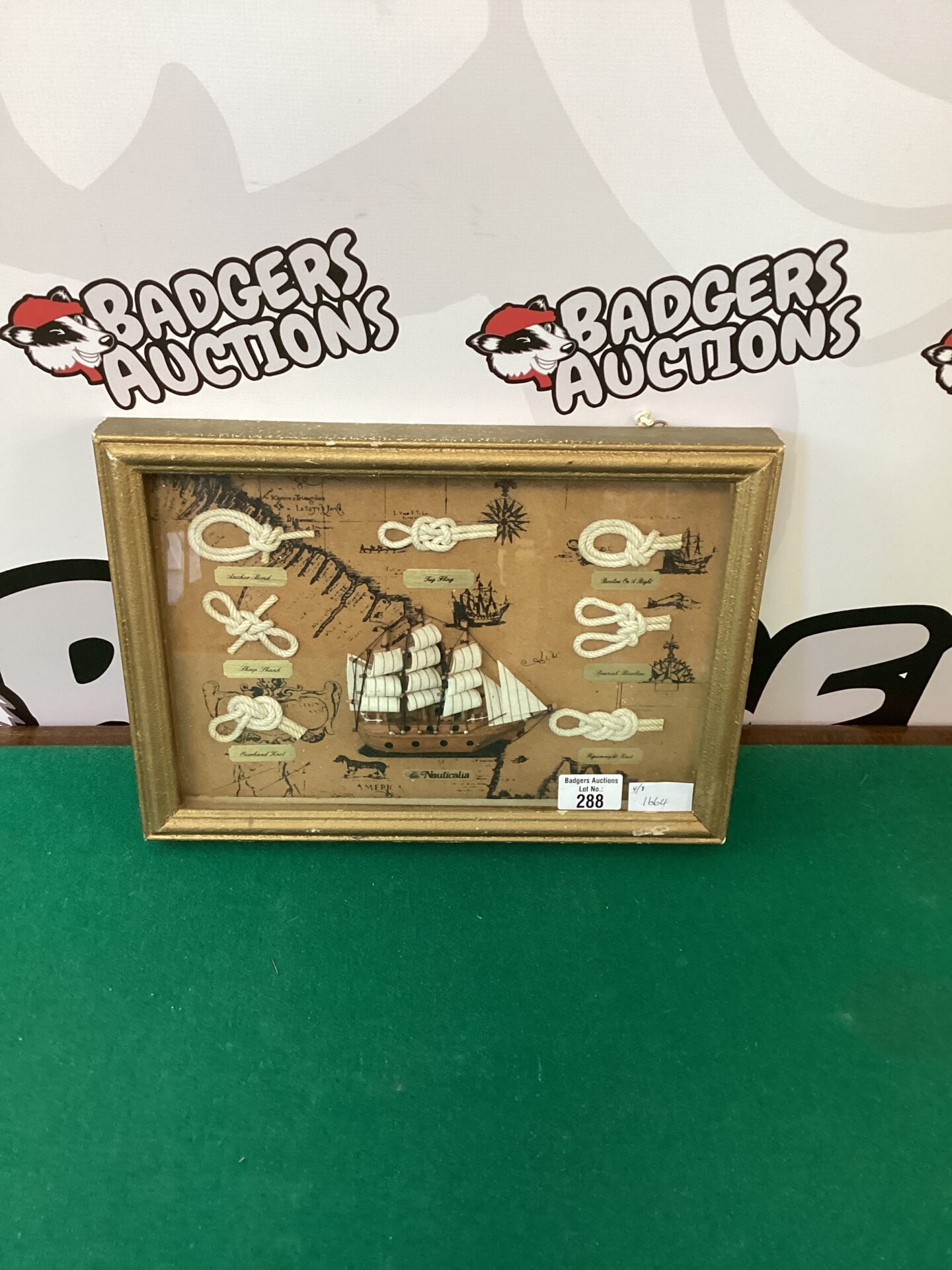 288 Nauticalia framed Ships Knots