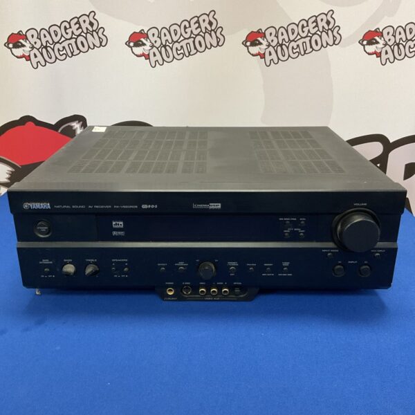 Black Yamaha RX-V620RDS AV receiver, vintage audio equipment.