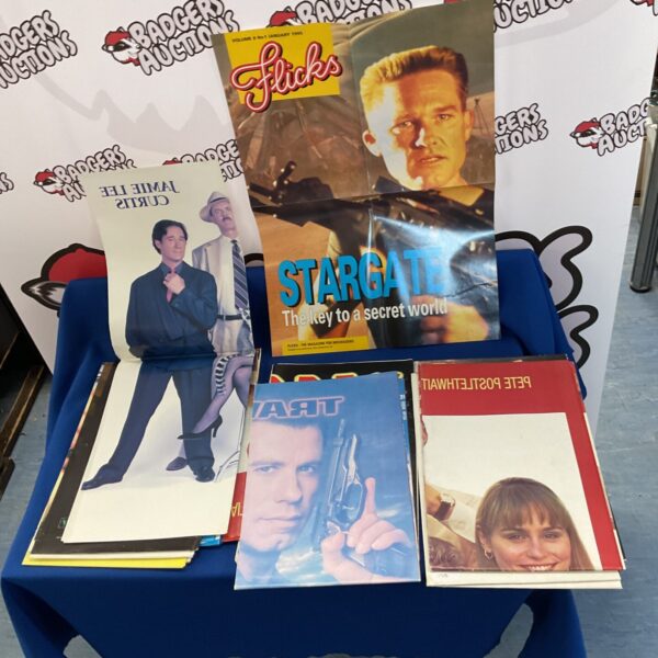Vintage movie poster lot featuring Robin Hood, Ace Ventura and Fierce Creatures.
