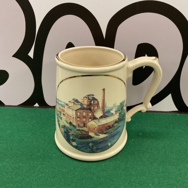 HCW Ltd limited edition tankard with industrial landscape design.