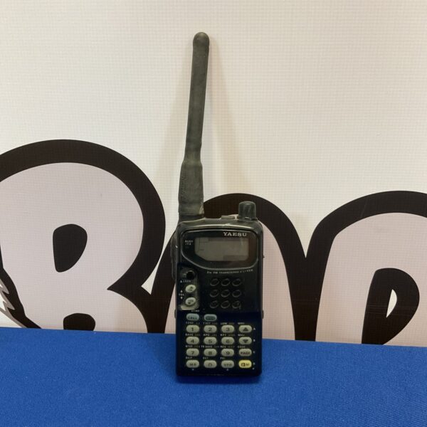 Yaesu FT-11R handheld transceiver radio for amateur radio use.