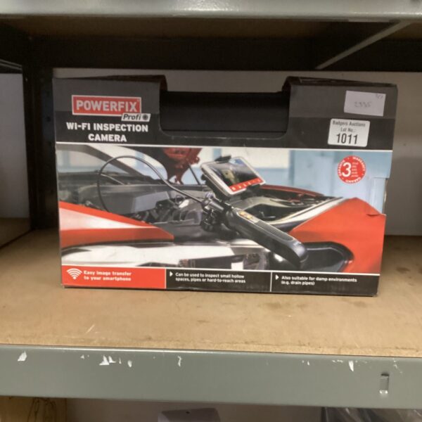 Powerfix Wi-Fi Inspection Camera in original packaging.