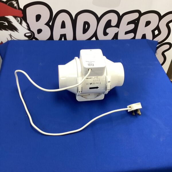 Side view of an Airflow extractor fan for ventilation.