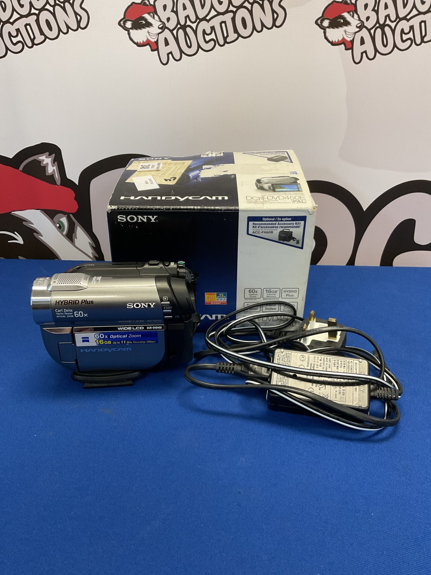 248 Sony dcr-dvd450e camcorder