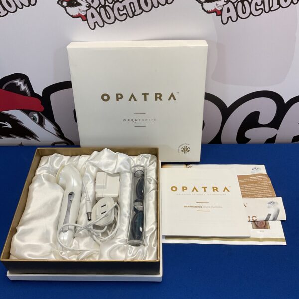 Opatra Dermisonic skincare device in its original packaging.