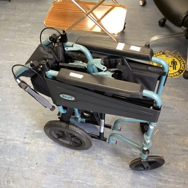 Used Days Healthcare folding wheelchair for mobility assistance.
