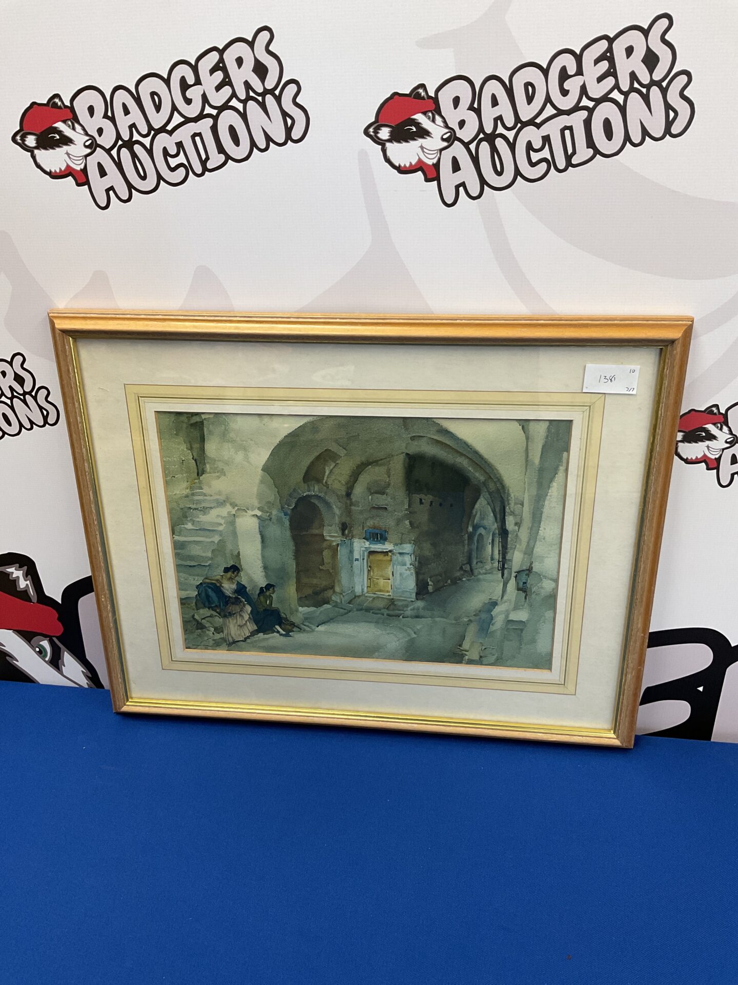 695 sir william russell flint print of seated spanish ladies