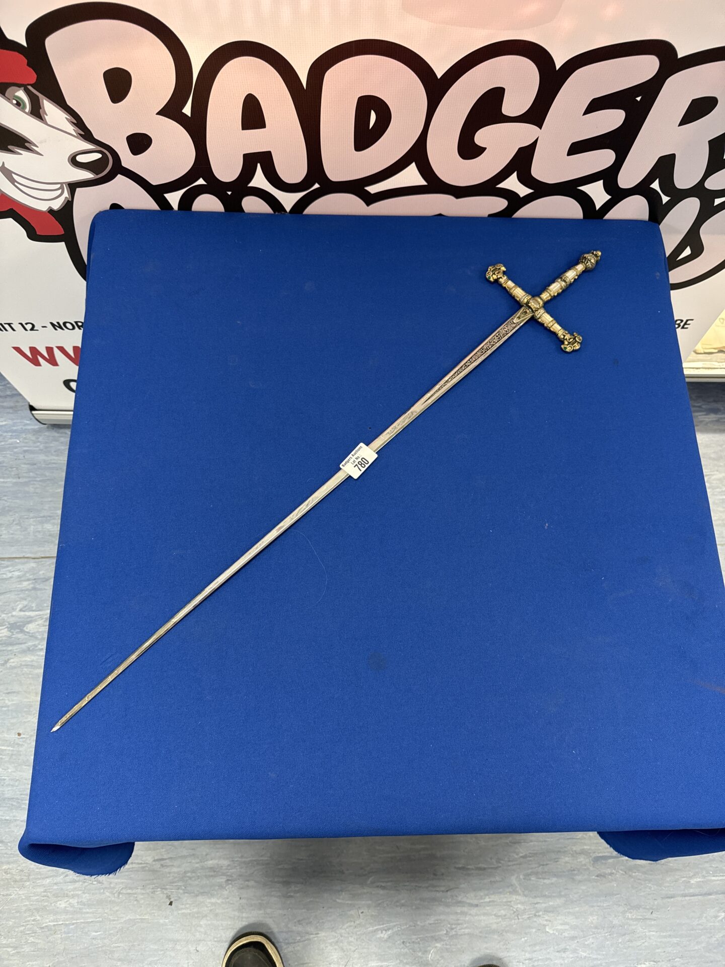 780 Toledo style dress sword