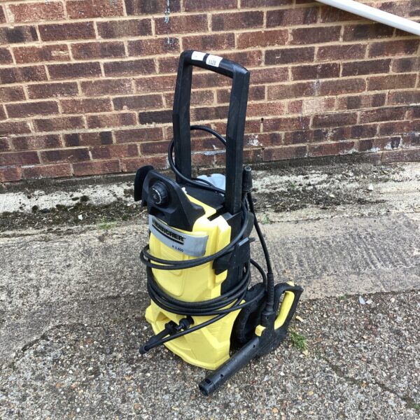 Used Karcher K5.600 pressure washer for garden and patio cleaning.