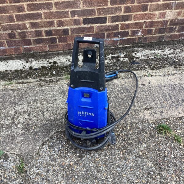 Used Ilfisk C110.3 pressure washer for garden and DIY cleaning.