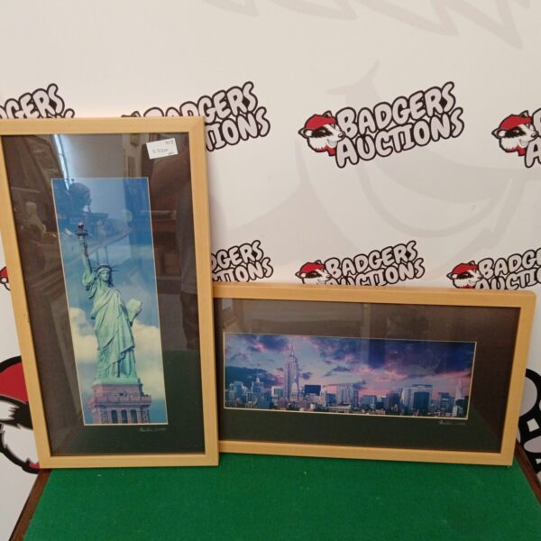 Framed New York City skyline photograph by Boris v, 2002.