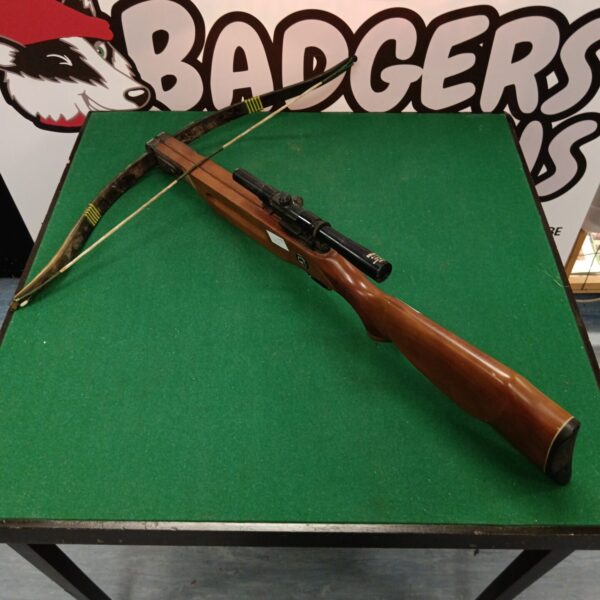 Barnett Wildcat crossbow with scope, ready for archery or hunting.