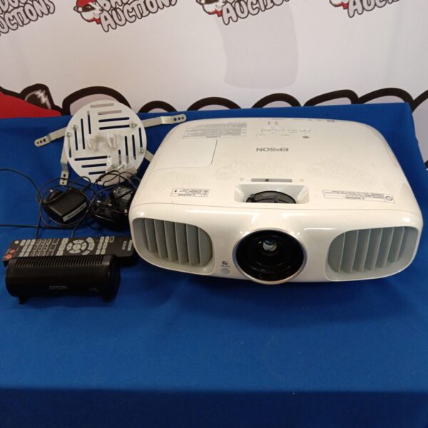 White Epson EH-TW6000W 1080p 3D projector for home cinema.