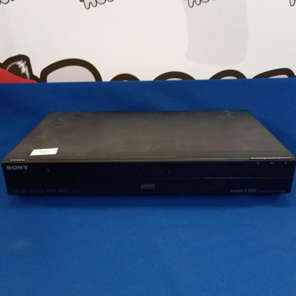 Vintage Sony RDR-DC100 HDD DVD player, side view.
