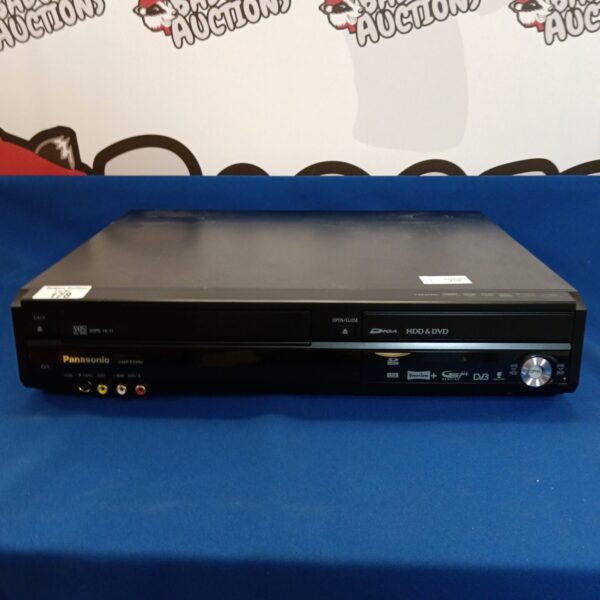 Front view of Panasonic DMR-EX99V DVD recorder VHS combo unit.