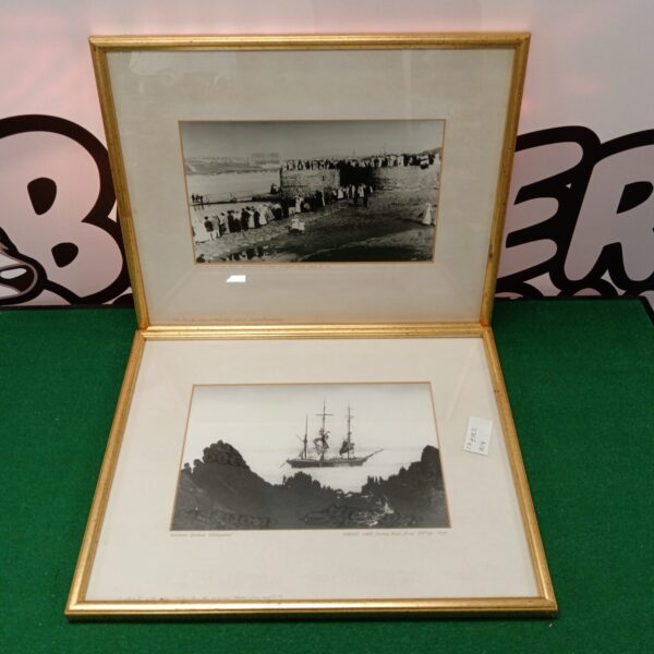 Vintage photograph of the Austrian barque Capricorno sailing in 1900.