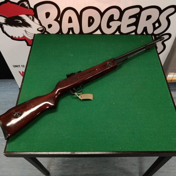 Vintage Bam underlever .22 calibre air rifle for sale.