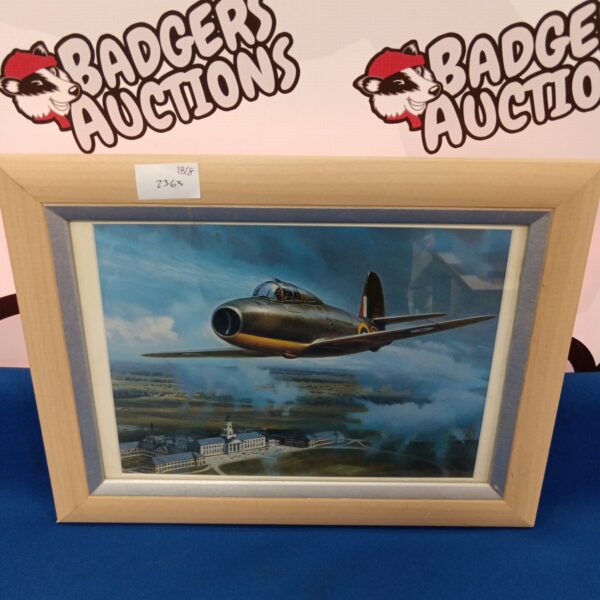 Framed print of a Gloster Whittle G40 jet aircraft in flight.