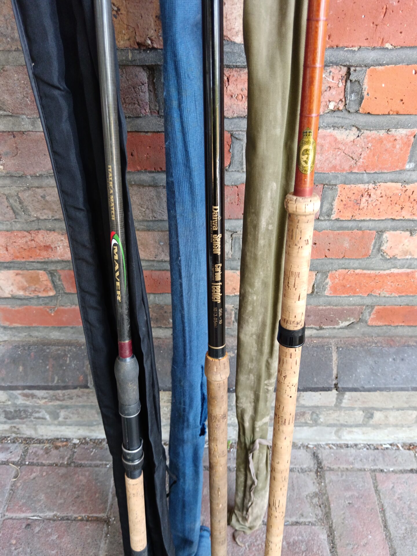 640 Three fishing rods Inc maver, rodhill & daiwa
