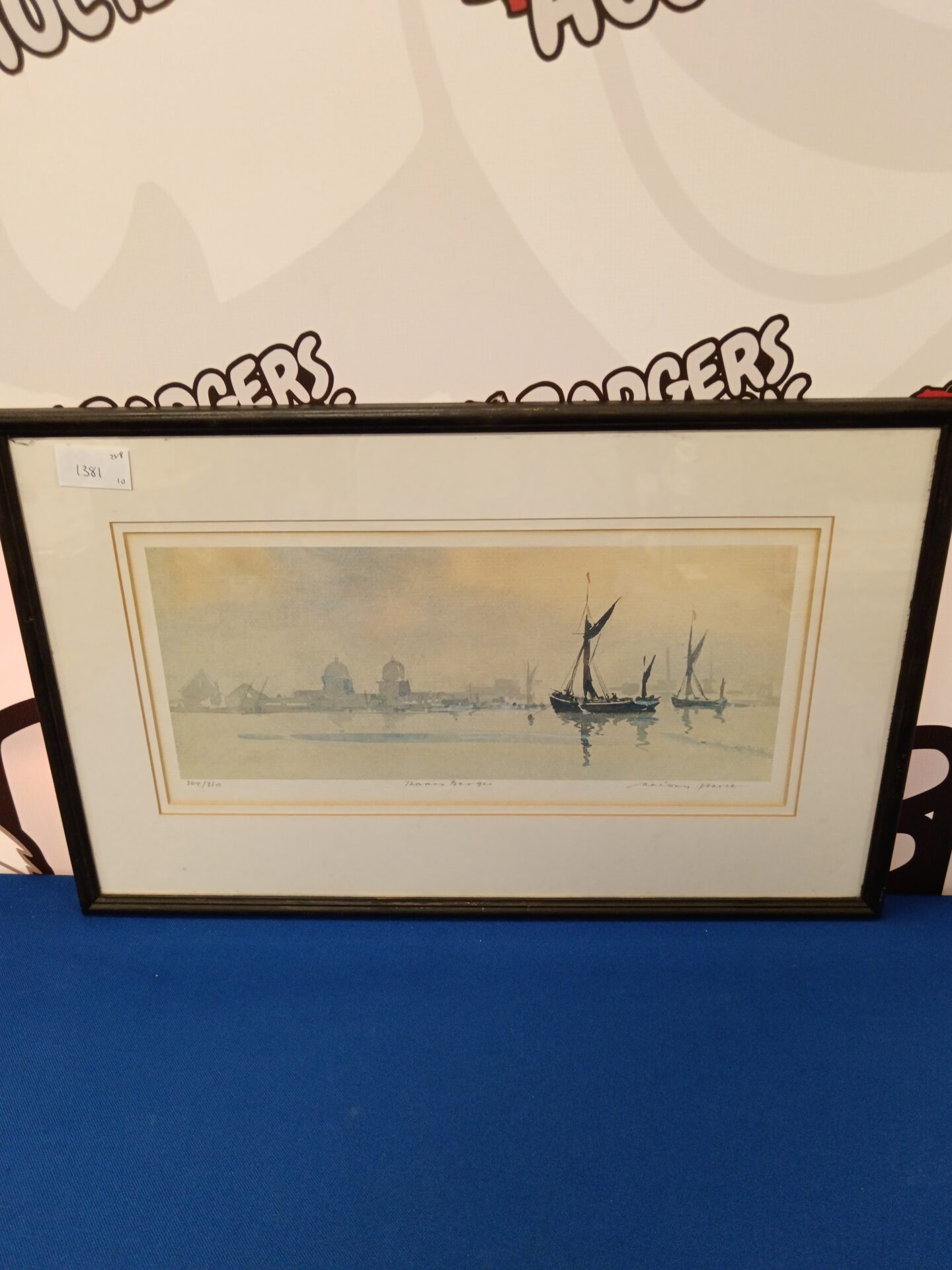 721 antony pearce signed ltd ed nautical print of thanes barges