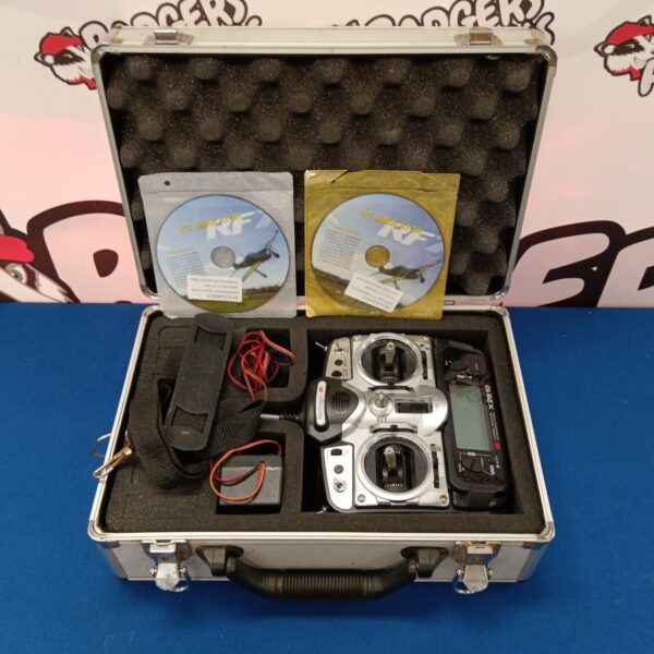 MacGregor x2610 RC controller in carrying case with software CDs.