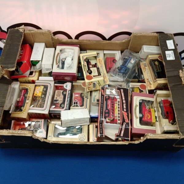 Vintage diecast car lot including Lledo models, a collector's selection.