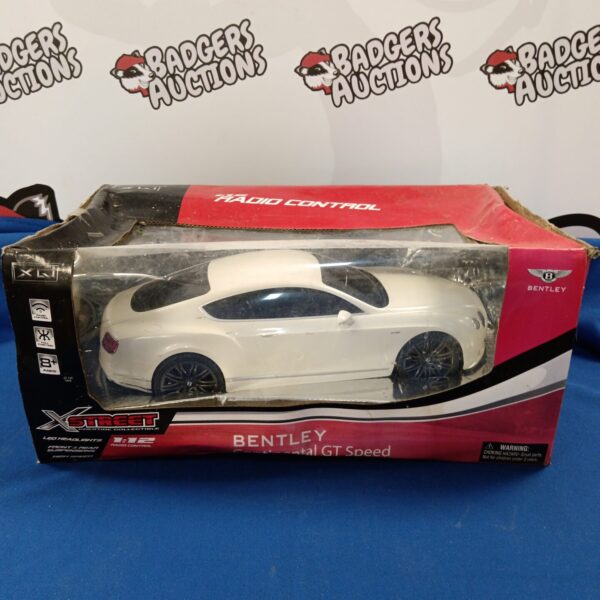 X Street RC Bentley Continental GT remote control car in box.