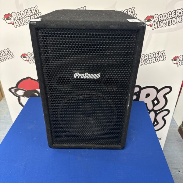 Black Prosound speaker for PA systems and audio reinforcement.